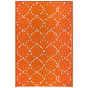 Novel Outdoorteppich Berlin, Orange, Textil, geometrisch, rechteckig, 240 cm, Oeko-Tex® Standard 100, pflegeleicht, Teppiche & Böden, Teppiche, Outdoorteppiche