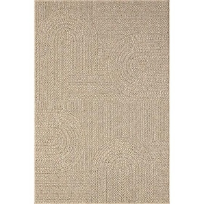 Novel Outdoorteppich Kansas, Natur, Textil, Struktur, rechteckig, 60x90 cm, Bsci, für Fußbodenheizung geeignet, Teppiche & Böden, Teppiche, Outdoorteppiche