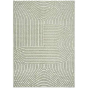Novel Outdoorteppich Tenerife Plus, Olivgrün, Textil, Boho, rechteckig, 140x200 cm, ISO 9001, Bsci, Oeko-Tex® Standard 100, für Fußbodenheizung