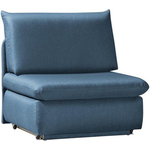 Novel Schlafsessel Etta, Blau, Textil, Uni, 90x89x83 cm, Liegefunktion, Stoffauswahl, Wohnzimmer, Sessel, Schlafsessel