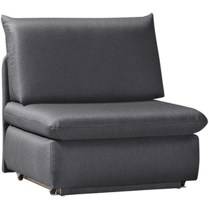 Novel Schlafsessel Etta, Grau, Textil, Uni, 90x89x83 cm, Liegefunktion, Stoffauswahl, Wohnzimmer, Sessel, Schlafsessel