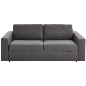 Novel Schlafsofa, Graphit, Textil, 2-Sitzer, 198x84x98 cm, Oeko-Tex® Standard 100, Liegefunktion, Rücken echt, Kinder- & Jugendzimmer, Jugendmöbel,