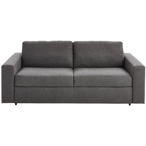 Novel Schlafsofa, Graphit, Textil, 2-Sitzer, 198x84x98 cm, Oeko-Tex® Standard 100, Liegefunktion, Rücken echt, Kinder- & Jugendzimmer, Jugendmöbel,