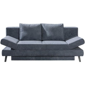 Novel Schlafsofa Sidney , Grau , Textil , 200x85x90 cm , Stoffauswahl , Kinder & Jugendmöbel, Jugendmöbel, Jugendsofas