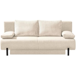 Novel Schlafsofa, Natur, Textil, 2-Sitzer, Füllung: Schaumstoffflocken,Schaumstoffflocken, 197x88x89 cm, Made in EU, Liegefunktion, Wohnzimmer, Sofas