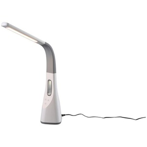 Novel Schreibtischleuchte Blow , Weiß , Kunststoff , Uni , 38x46 cm , Flexarm, Touch (on/off), Farbtemperaturwechsler , Lampen & Leuchten, Innenbeleuchtung, Tischlampen, Schreibtischlampen