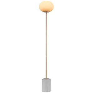 Novel Stehleuchte, Schwarz, Gold, Glas, rund,rund, 150 cm, RoHS, Bsci, Europäischer Sicherheitsstandard, mit Schalter, Lampen & Leuchten, Innenbeleuchtung, Stehlampen, Stehlampen
