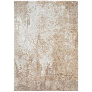 Novel Vintage-Teppich, Beige, Textil, Abstraktes, rechteckig, 80x150 cm, ISO 9001, Oeko-Tex® Standard 100, Global Recycled Standard (Grs),