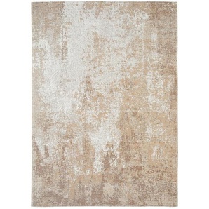 Novel Vintage-Teppich, Beige, Textil, Abstraktes, rechteckig, 80x150 cm, ISO 9001, Oeko-Tex® Standard 100, Global Recycled Standard (Grs),