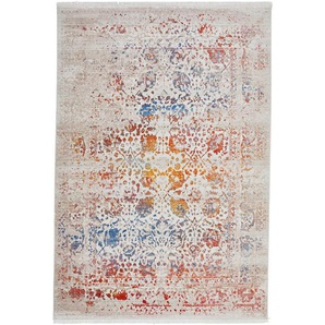 Novel Vintage-Teppich Samarkand, Creme, Textil, Ornament, rechteckig, 200x285 cm, Textiles Vertrauen - Oeko-Tex®, Oeko-Tex® Standard 100, Teppiche & Böden, Teppiche, Vintage-Teppiche