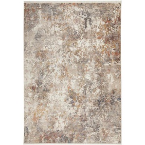 Novel Vintage-Teppich Samarkand, Mehrfarbig, Graubraun, Textil, Abstraktes, rechteckig, 200x285 cm, ISO 9001, Bsci, Oeko-Tex® Standard 100, Oeko-Tex® Made IN Green, Global Recycled Standard (Grs), Teppiche & Böden, Teppiche, Vintage-Teppiche