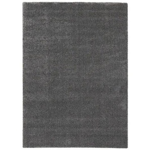 Novel Webteppich, Anthrazit, Textil, Uni, rechteckig, 120 cm, für Fußbodenheizung geeignet, in verschiedenen Größen erhältlich, Teppiche & Böden, Teppiche, Moderne Teppiche