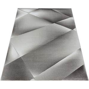 Novel Webteppich Costa 3527 Brown, Braun, Textil, Abstraktes, rechteckig, 160 cm, Oeko-Tex® Standard 100, für Fußbodenheizung geeignet, schmutzabweisend, Hausstauballergiker lichtunempfindlich, antistatisch, pflegeleicht, strapazierfähig, leicht
