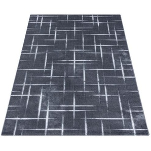 Novel Webteppich, Grau, Textil, Abstraktes, rechteckig, 200x290 cm, Oeko-Tex® Standard 100, für Fußbodenheizung geeignet, schmutzabweisend, Hausstauballergiker lichtunempfindlich, antistatisch, pflegeleicht, strapazierfähig, leicht zusammenrollbar,