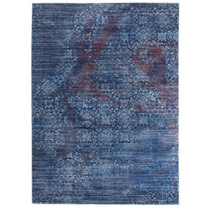 Novel Webteppich Rainbow Leja, Blau, Textil, Abstraktes, rechteckig, 90x160 cm, in verschiedenen Größen erhältlich, Teppiche & Böden, Teppiche, Moderne Teppiche