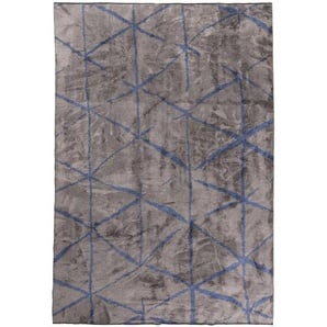 Novel Webteppich, Blau, Grau, Textil, rechteckig, 240 cm, für Fußbodenheizung geeignet, antistatisch, Teppiche & Böden, Teppiche, Moderne Teppiche