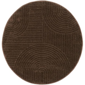 Novel Webteppich, Braun, Textil, Boho, rechteckig, ISO 9001, Bsci, Oeko-Tex® Standard 100, Made in Turkey, für Fußbodenheizung geeignet, in