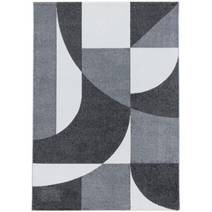 Novel Webteppich Efor 3711 grau, Grau, Textil, Retro, rechteckig, 200 cm, Oeko-Tex® Standard 100, für Fußbodenheizung geeignet, schmutzabweisend, Hausstauballergiker lichtunempfindlich, antistatisch, pflegeleicht, strapazierfähig, leicht zusammenrollbar,
