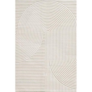 Novel Webteppich Elio, Creme, Beige, Textil, Boho, rechteckig, 200x290 cm, Bsci, für Fußbodenheizung geeignet, Teppiche & Böden, Teppiche, Moderne