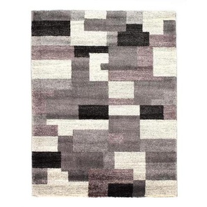 Novel Webteppich, Grau, Flieder, Textil, rechteckig, 80x150 cm, in verschiedenen Größen erhältlich, Teppiche & Böden, Teppiche, Moderne Teppiche