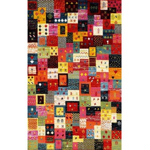 Novel Webteppich Happiness Pardis, Mehrfarbig, Textil, Abstraktes, rechteckig, 200x290 cm, in verschiedenen Größen erhältlich, Teppiche & Böden, Teppiche, Moderne Teppiche