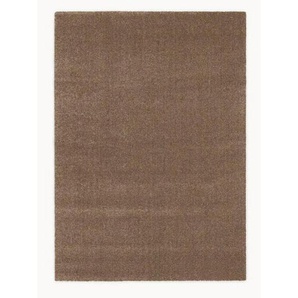 Novel Webteppich , Hellbraun , Textil , Uni , rechteckig , 200 cm , für Fußbodenheizung geeignet, in verschiedenen Größen erhältlich , Teppiche & Böden, Teppiche, Moderne Teppiche