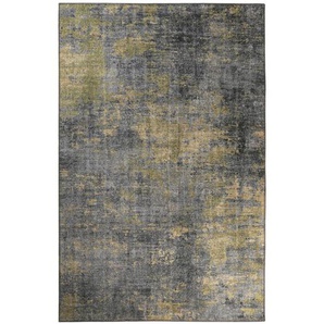 Novel Webteppich Night Hour, Grau, Grün, Textil, Vintage, rechteckig, 120 cm, Textiles Vertrauen - Oeko-Tex®, Hohenstein, Oeko-Tex® Standard 100, für Fußbodenheizung geeignet, in verschiedenen Größen erhältlich, Hausstauballergiker geeignet, Teppiche &