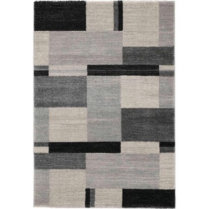 Novel Webteppich, Grau, Textil, Abstraktes, rechteckig, 80x150 cm, in verschiedenen Größen erhältlich, Teppiche & Böden, Teppiche, Moderne Teppiche