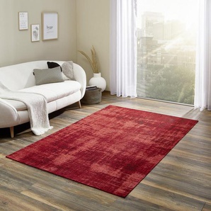 Novel Webteppich, Rot, Textil, rechteckig, 200 cm, für Fußbodenheizung geeignet, Teppiche & Böden, Teppiche, Moderne Teppiche