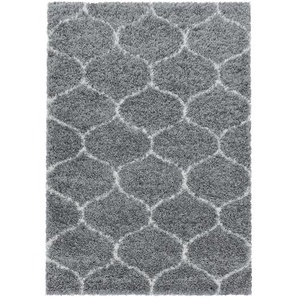 Novel Webteppich Salsa 3201 Grau, Grau, Textil, Raute, rechteckig, 240x340 cm, Oeko-Tex® Standard 100, für Fußbodenheizung geeignet, schmutzabweisend, Hausstauballergiker lichtunempfindlich, antistatisch, waschbar, pflegeleicht, strapazierfähig, leicht