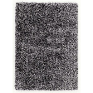 Novel Webteppich, Schwarz, Weiß, Textil, Uni, rechteckig, 200x290 cm, in verschiedenen Größen erhältlich, Teppiche & Böden, Teppiche, Moderne Teppiche