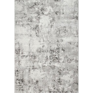 Novel Webteppich Sorrent, Silber, Hellgrau, Dunkelgrau, Textil, Abstraktes, rechteckig, 160x230 cm, Oeko-Tex® Standard 100, für Fußbodenheizung