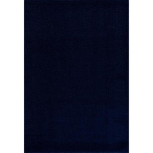 Novel Webteppich Uni, Dunkelblau, Textil, Uni, rechteckig, 200x290 cm, Oeko-Tex® Standard 100, pflegeleicht, Teppiche & Böden, Teppiche, Moderne