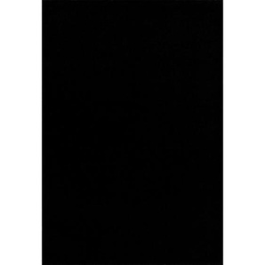 Novel Webteppich Uni, Schwarz, Textil, Uni, rechteckig, 80x150 cm, Oeko-Tex® Standard 100, pflegeleicht, Teppiche & Böden, Teppiche, Moderne Teppiche