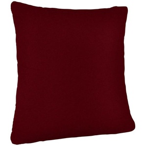 Novel Zierkissen, Dunkelrot, Textil, Füllung: Polyurethan (Pur), 40 cm, Wohntextilien, Kissen, Dekokissen