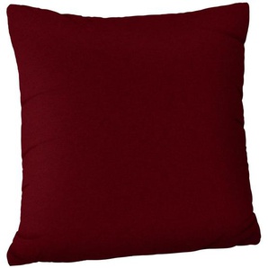 Novel Zierkissen, Dunkelrot, Textil, Füllung: Polyurethan (Pur), 45 cm, Wohntextilien, Kissen, Dekokissen