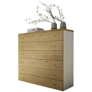now! by hülsta Highboard  Hülsta now! time ¦ weiß ¦ Maße (cm): B: 120 H: 111 T: 40