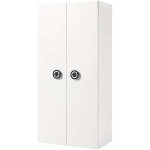 now! by hülsta Kleiderschrank hülsta now minimo I Weiß 90x192x53 cm (BxHxT) 2-türig MDF