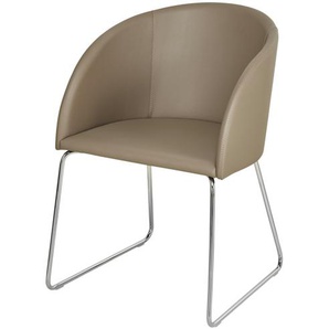 now! by hülsta Schalenstuhl  S 19-1 ¦ braun ¦ Maße (cm): B: 56 H: 80 T: 57