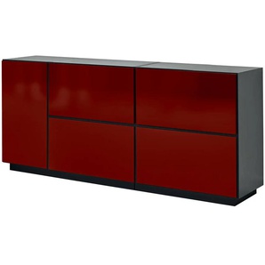 now! by hülsta Sideboard  now! to go colour - rot - Materialmix - 188 cm - 81 cm - 40 cm | Möbel Kraft