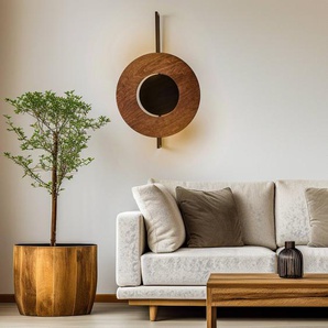 Nowodvorski Lighting Wandleuchte Sunset A aus Holz 7653