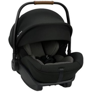 Nuna Babyschale Arra Next, Schwarz, Textil, 45x35x80 cm, UV 50+, ECE R 129 i-Size, abnehmbarer und waschbarer Bezug, ergonomischer Tragebügel, Gurtlängenverstellung, höhenverstellbare Kopfstütze, Sonnendach, integriertes Gurtsystem, optimaler