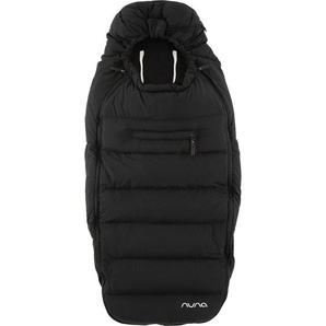 Nuna WINTERFUßSACK-SET, Schwarz, Textil, 99x42x14 cm, wasserabweisend, Winterfußsack, Gurtschlitze, Baby on Tour, Kinderwagen, Kinderwagen-Zubehör, Fußsack Kinderwagen