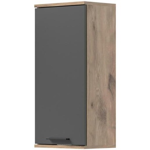 Oberschrank  Massower See ¦ grau ¦ Maße (cm): B: 37 H: 77