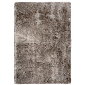 Obsession Fellteppich My Samba, Taupe, Textil, rechteckig, 60x110 cm, Oeko-Tex® Standard 100, für Fußbodenheizung geeignet, lichtunempfindlich, pflegeleicht, leicht zusammenrollbar, Teppiche & Böden, Teppiche, Fellteppiche