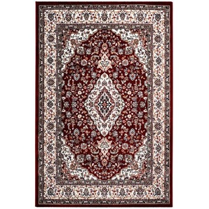 Obsession Flachwebeteppich My Isfahan, Rot, Textil, Ornament, rechteckig, 40x60 cm, für Fußbodenheizung geeignet, Teppiche & Böden, Teppiche, Moderne