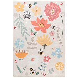 Obsession Kinderteppich My Greta 623, Mehrfarbig, Textil, Blume, rechteckig, 115x170 cm, Oeko-Tex® Standard 100, waschbar, rutschfeste Unterfläche,