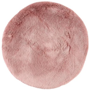 Obsession Kunstfell My Samba, Pink, Textil, rund, Oeko-Tex® Standard 100, für Fußbodenheizung geeignet, lichtunempfindlich, pflegeleicht, leicht