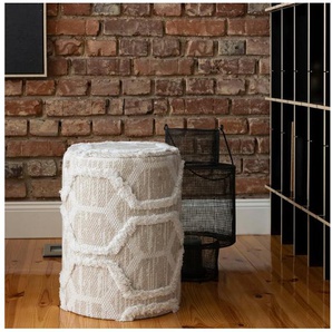 Obsession Sitzhocker Hocker My Nomad Pouf (1 St), rund, Ø 36 cm, Höhe 50 cm, handgearbeitet, Wohnzimmer & Schlafzimmer