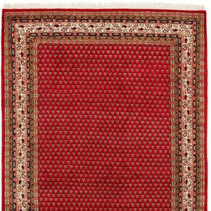 OCI DIE TEPPICHMARKE Orientteppich Sakki Mir, rechteckig, Höhe: 7 mm, reine Wolle, hochwertig handgeknüpft, mit Fransen, Wohnzimmer